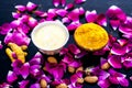 Haldi,badam & badam ubtan or face pack ingredients.